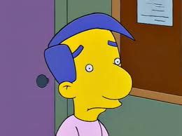 milhouse no glasses